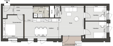 Plantegning for: Bolig 002 <wbr> Helsinkigade 7, st. 4