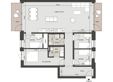 Plantegning for: Bolig 045 <wbr> Helsinkigade 7, 2. 5